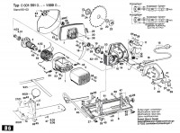 Bosch 0 601 551 001  Circular Hand Saw 110 V / Eu Spare Parts